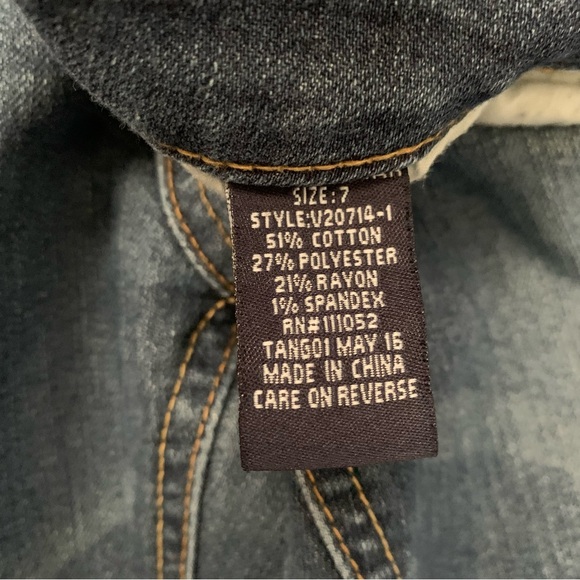 Vanilla Star Mid Rise Skinny Jeans Size 7 - Picture 6 of 8